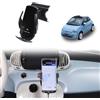 METYOUCAR Supporto per cellulare per auto per Fiat 500 2007-2016-2024, supporto per cellulare girevole e fisso per auto, compatibile con iPhone, Android e smartphone