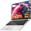 AUKABREX Notebook 15,6 Pollici, Win 11 Laptop 12GB LPDDR4 RAM 256GB SSD, PC Portatile Celeron N4000 CPU, Computer Portatile Schermo IPS FHD 1920*1080, WiFi5/Mini-HDMI/BT4.2/USB3.0/Webcam, Espansione SSD 1TB