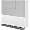 leruiyezs spazzola paraspifferi per portoni bianco 100 cm paraspifferi sottoporta guarnizione a spazzola adesiva tagliabile isolamento termico e acustico per porte interne esterne in legno PVC metallo
