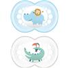 BAMED BABY ITALIA Srl MAM ORIGINAL 6+ SILICONE MASCHIO 2 PEZZI