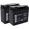 Quality Batteries Batteria di ricambio GreenStreet Electromobile 2 batterie 12V 23Ah