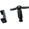 YAOGUI Piccolo Treppiede Supporto Del Telefono Opzione Clip Per Fotocamera Sportiva Treppiede Stand Nero 1/4 Pollice Fori Per Vite Sicuro E Antiscivolo Smartphone Portatile Per Esterno