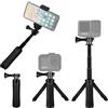 TaisionerUK Taisioner Mini Selfie Stick Treppiede Kit Due in Uno Compatibile con GoPro AKASO Action Camera e Cellulare Accessori Bambini Adulti Disponibile