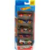 Hot Wheels- Confezione da 5 Macchinine in Scala 1:64, Veicoli Assortiti, 3+Anni