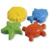 Set 4 formine marine in rete: stella marina, conchiglia, tartarughina e pesciolino