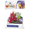 ANIMAL WORLD Set 10 animali marini e rettili con scenari paesaggistici assortiti