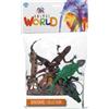 ANIMAL WORLD Set 6 animali dinosauri e rettili con scenari paesaggistici - assortito