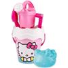 Hello Kitty Set spiaggia hello kitty composto da secchiello, setaccio, annaffiatoio, paletta rastrello e una formina