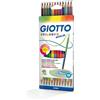 GIOTTO AST. PASTELLI STILNOVO BICOLOR 12 pz