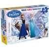 Disney, Frozen, DISNEY PRINCESS, LISCIAN DISNEY PUZZLE DF MAXI FLOOR 108 FROZEN ELSA AND ANNA
