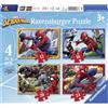 RAVENSBURGER, Spiderman RAVENSBURGER PUZZLE 4 IN A BOX - SPIDERMAN