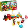 Lego, LEGO DUPLO LEGO DUPLO Disney 10941 Il Treno del Compleanno di Topolino e Minnie, Giochi Educativi per Bambini dai 2 Anni, Idea Regalo