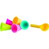 Set 4 formine coni gelato vari colori e paletta gelato in busta
