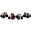 Hot wheels - monster trucks assortito singolo demolitore ruggente con luci e suoni, rombo del motore e rumori di schianto e altri suoni tipici del veicolo, giocattolo per bambini 3+ anni, hdx60