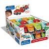 Baby clementoni - fun eco tumble cars - display assortito, 1 macchinina prima infanzia