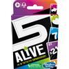 HASBRO GAMING 5 alive, gioco di carte veloce per famiglie, dagli 8 anni in su, per 2-6 giocatori