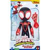 SPIDEY, MARVEL Hasbro spidey e i suoi fantastici amici - mega miles morales, action figure da 22,5 cm, dai 3 anni in su