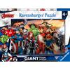 Avengers, MARVEL, RAVENSBURGER RAVENSBURGER PUZZLE 60 PEZZI - AVENGERS