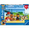 RAVENSBURGER, Paw Patrol RAVENSBURGER PUZZLE 2X24 PEZZI - PAW PATROL A