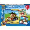 RAVENSBURGER, Paw Patrol RAVENSBURGER 3 PUZZLE 49 PEZZI - PAW PATROL