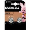 DURACELL 2016 - Batteria Bottone al Litio 3V, con Tecnologia Baby Secure