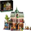 Lego 10297 boutique hotel, set modellini da costruire per adulti, edificio modulare da collezione con 7 minifigure