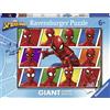 RAVENSBURGER, MARVEL, Avengers, Spiderma Ravensburger - puzzle 125 pezzi formato giant - per bambini a partire dai 6 anni - spiderman