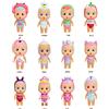 Cry babies magic tears beach babies, bambola singola assortita da collezionare con costumi che piangono lacrime vere