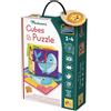 LISCIANI Montessori baby legno cubes and puzzle 2 in 1