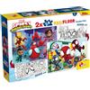 LISCIANI, SPIDEY, MARVEL Marvel puzzle df maxi floor 2 x 24 spidey
