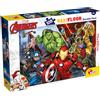 Avengers, LISCIANI, MARVEL Marvel puzzle df maxi floor 108 avengers