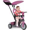 SMART TRIKE, SUN&SPORT Smartrike vanilla 4 in 1 triciclo per bambini dai 15 mesi con maniglione direzionale touch steering e equipaggiamento di sicurezza - rosa