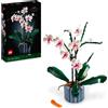 LEGO ICONS BOTANICAL, LEGO ICONS, Lego Lego 10311 orchidea, set per adulti da collezione, hobby creativi, modellino da costruire in mattoncini con fiori finti