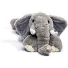 FAO Schwarz Peluche elefante sdraiato lungo 38 cm