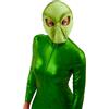 MASCHERA ALIENO VERDE IN PLASTICA RIGIDA IN BUSTA CON CAVALLOTTO ADATTA PER TRAVESTIMENTI HORROR E HALLOWEEN ARTICOLO CARNIVAL TOYS