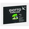 Giotto album kids carta nera - album a4 10 fogli 220 g/m2