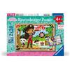 RAVENSBURGER, GABBY'S DOLLHOUSE Ravensburger - puzzle gabby's dollhouse, collezione 2x24, 2 puzzle da 24 pezzi, età raccomandata 4+ anni