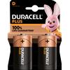 DURACELL - NUOVO PLUS 100 D, BATTERIE TORCIA ALCALINE, CONFEZIONE DA 2