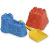 Set 2 formine castello e paletta in rete. in plastica atossica e lavabile
