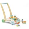WOOD 'N' PLAY Carrellino primi passi con costruzioni in legno - wood "n" play