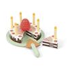 WOOD 'N' PLAY Torta di compleanno in legno wood'n play - eco-friendly con candeline e accessori