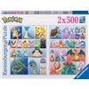 RAVENSBURGER, POKEMON Ravensburger - puzzle pokémon, 2x500 pezzi, puzzle adulti