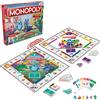Hasbro gaming - monopoly junior 2 giochi in 1, gioco da tavolo, tabellone fronte-retro