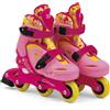 SUN&SPORT Pattini a 3 ruote regolabili con freno posteriore - misure da 26 a 30 per bambini - rosa
