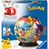 RAVENSBURGER 3D PUZZLE, RAVENSBURGER, PO RAVENSBURGER - 3D PUZZLE PERSONAGGI POKÉMON, 72 PEZZI, 6+ ANNI