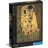 Clementoni puzzle museum collection - klimt, "the kiss" - 1000 pezzi, puzzle adulti