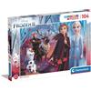 DISNEY PRINCESS, CLEMENTONI CLEMENTONI - 27274 - PUZZLE 104 1 FROZEN 2 49 X 34 CM