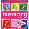 RAVENSBURGER - MEMORY® VERSIONE UNICORNS, 64 TESSERE, GIOCO DA TAVOLO, 3+ ANNI