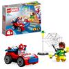 LEGO SUPER HEROES, Spiderman, Avengers, Lego marvel 10789 l'auto di spider-man e doc ock, macchina giocattolo di spidey e i suoi fantastici amici, giochi per bambini 4+