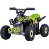 SUN&SPORT Quad Elettrico 6V per Bambini con Batteria al Litio - Grandi Ruote e Guida Realistica, Velocità Fino a 2,7 km/h - Verde